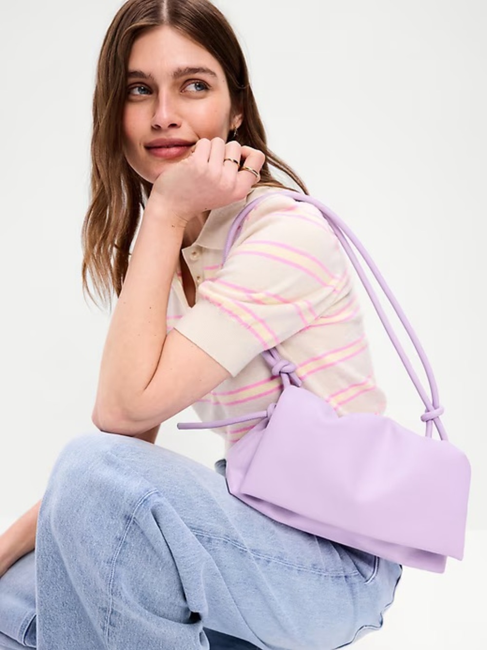 Old Navy Soft Rounded Crossbody Bag - Picture 2 of 4